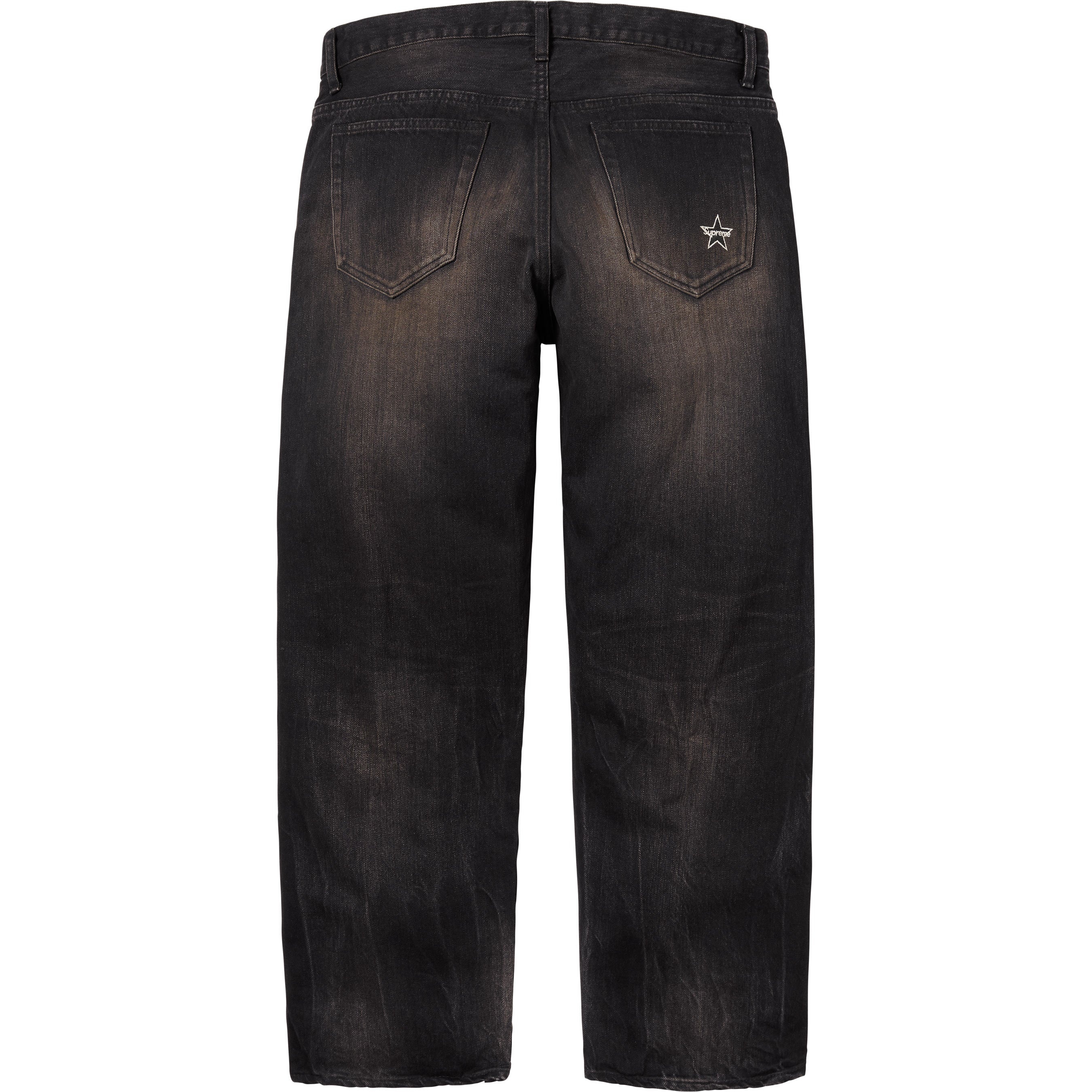 Distressed Loose Fit Selvedge Jean view 13